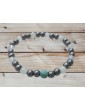 Mal des transports Bracelet Lithotherapie Hématite Aigue Marine Turquoise Pierre naturelle