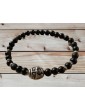 Bracelet Personnalisé Bouddha Argent 925 Lithotherapie