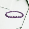 Amethyste - Pierre Naturelle - Bracelet Lithothérapie - Calme intérieur et élévation spirituelle