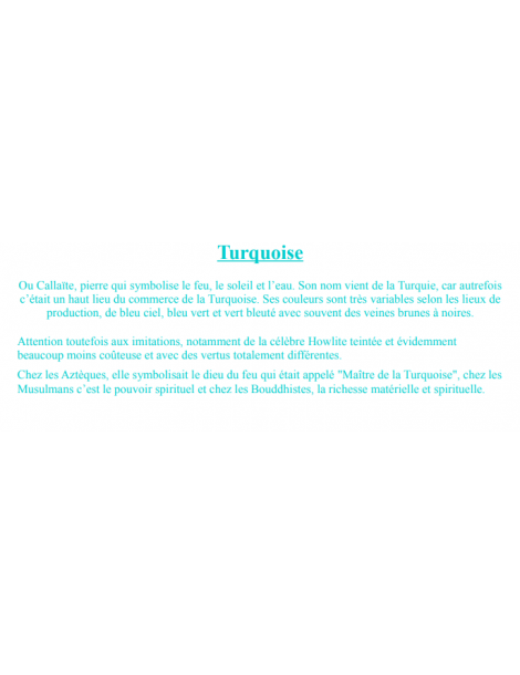 Bracelet contre le mal des transports, aigue marine, turquoise, hématite,  pierres contre mal des transports, modèle nature, 6 millimètres - Un grand  marché